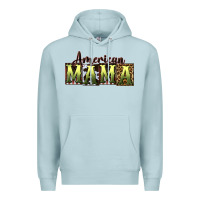Blue Mist American Mama  Mother's Day Premium Hoodie - CowGirlArtShop