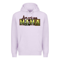Lilac American Mama  Mother's Day Premium Hoodie - CowGirlArtShop