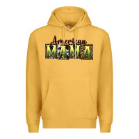 Mustard American Mama  Mother's Day Premium Hoodie - CowGirlArtShop