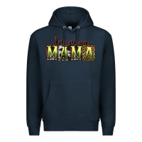 Navy American Mama  Mother's Day Premium Hoodie - CowGirlArtShop