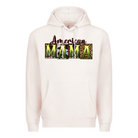 Pale Pink American Mama  Mother's Day Premium Hoodie - CowGirlArtShop
