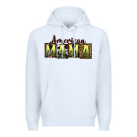 White American Mama  Mother's Day Premium Hoodie - CowGirlArtShop