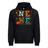 Black Fall Autumn Leopard Nene Urban Hoodie - LillyAllenDesigns