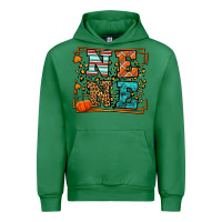 Emerald Fall Autumn Leopard Nene Urban Hoodie - LillyAllenDesigns