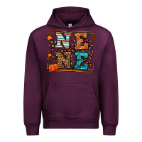 Mauve Wine Fall Autumn Leopard Nene Urban Hoodie - LillyAllenDesigns