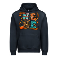 Navy Fall Autumn Leopard Nene Urban Hoodie - LillyAllenDesigns
