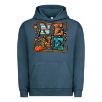 Pigment Midnight Navy Fall Autumn Leopard Nene Urban Hoodie - LillyAllenDesigns