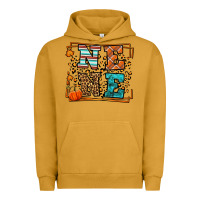 Fall Autumn Leopard Nene Urban Hoodie | Teevron