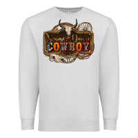 Dove Grey simmer down cowboy olivia Premium Sweatshirt - OliviaCreatesArt