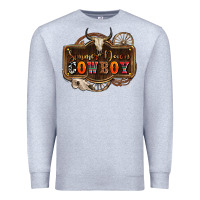 Heather Grey simmer down cowboy olivia Premium Sweatshirt - OliviaCreatesArt