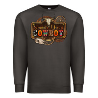 Smoke simmer down cowboy olivia Premium Sweatshirt - OliviaCreatesArt