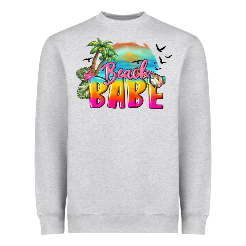Beach Babe Heavyweight Sweatshirt by BarkalooDesign | Teevron