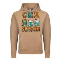 Vintage Coffee cozy season winter coffee cups Vintage Hoodie - MaliasSmallBusiness