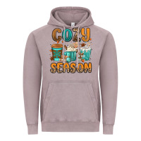 Vintage Zinc cozy season winter coffee cups Vintage Hoodie - MaliasSmallBusiness