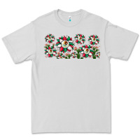 Dove Grey mexican flag sunflower Premium Tee - JahusDesignShop