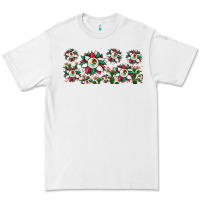 White mexican flag sunflower Premium Tee - JahusDesignShop