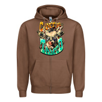 Chestnut Can't be tamed cow Zipper Hoodie - HowdyJamesFarm