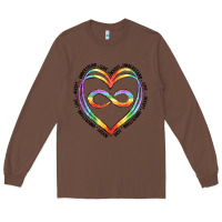 Chestnut autism heart Long Sleeve Tee - Artiststas