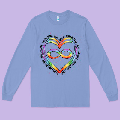 Autism Heart Long Sleeve Tee Designed By Artiststas