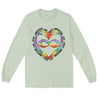 Matcha autism heart Long Sleeve Tee - Artiststas
