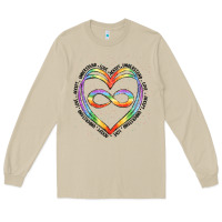 Mushroom autism heart Long Sleeve Tee - Artiststas