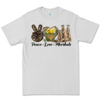 Dove Grey Peace Love Meerkats Premium Tee - LillyAllenDesigns