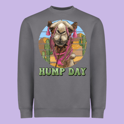 Hump Day Camel Heavyweight Sweatshirt Designed By Barkaloodesign