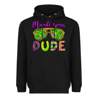 Black mardi gras dude olivia Heavyweight Hoodie - OliviaCreatesArt