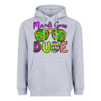Heather Grey mardi gras dude olivia Heavyweight Hoodie - OliviaCreatesArt