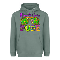 Sage mardi gras dude olivia Heavyweight Hoodie - OliviaCreatesArt