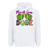 White mardi gras dude olivia Heavyweight Hoodie - OliviaCreatesArt