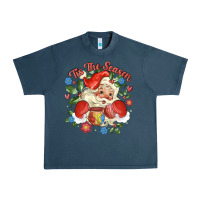 Midnight Navy mexican santa Urban Heavy Tee - MaliasSmallBusiness