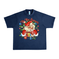Navy mexican santa Urban Heavy Tee - MaliasSmallBusiness