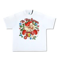 White mexican santa Urban Heavy Tee - MaliasSmallBusiness