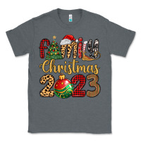 Charcoal Heather family christmas 2023 Classic Tee - MaliasSmallBusiness