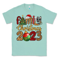 Seafoam family christmas 2023 Classic Tee - MaliasSmallBusiness