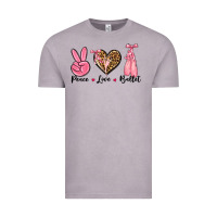 Vintage Zinc peace love ballet Vintage Tee - NancyCooperArtShop