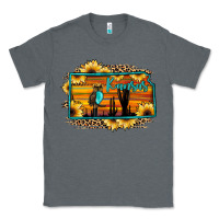 Charcoal Heather kansas owl sunset sunflower map Classic Tee - JahusDesignShop