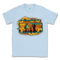 Dusty Blue kansas owl sunset sunflower map Classic Tee - JahusDesignShop