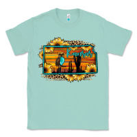 Seafoam kansas owl sunset sunflower map Classic Tee - JahusDesignShop