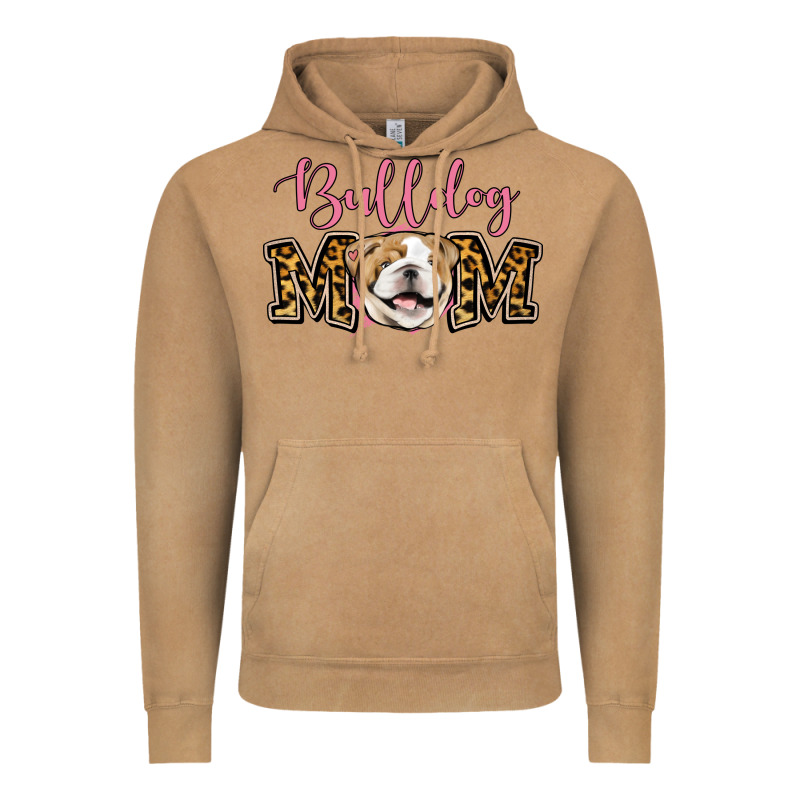 Bulldog Mom Vintage Hoodie by Jasminsmagicworld | Teevron