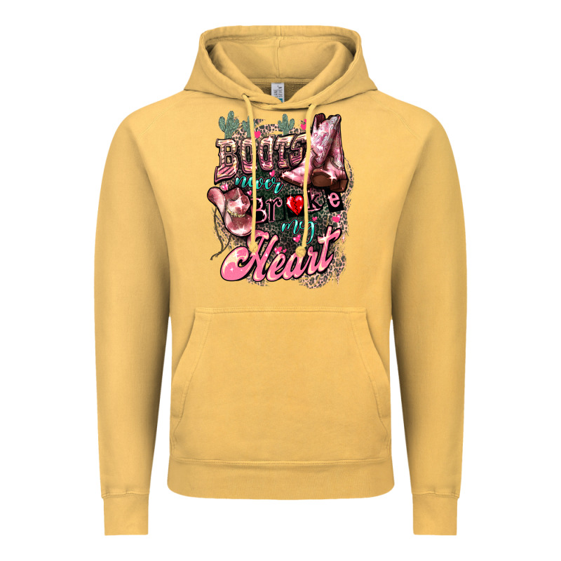 Boots Never Broke My Heart Vintage Hoodie by NancyCooperArtShop | Teevron