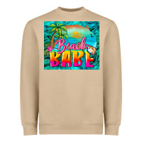 Mushroom beach babe Heavyweight Sweatshirt - BarkalooDesign