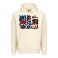 Sandshell Born to be free Premium Hoodie - CowGirlArtShop