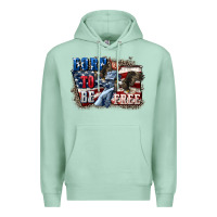 Seafoam Born to be free Premium Hoodie - CowGirlArtShop
