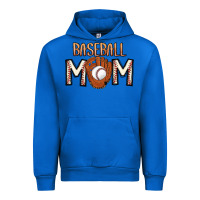 Cobalt Baseball Mom Urban Hoodie - CowhideDigitalArt