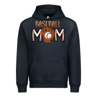Navy Baseball Mom Urban Hoodie - CowhideDigitalArt