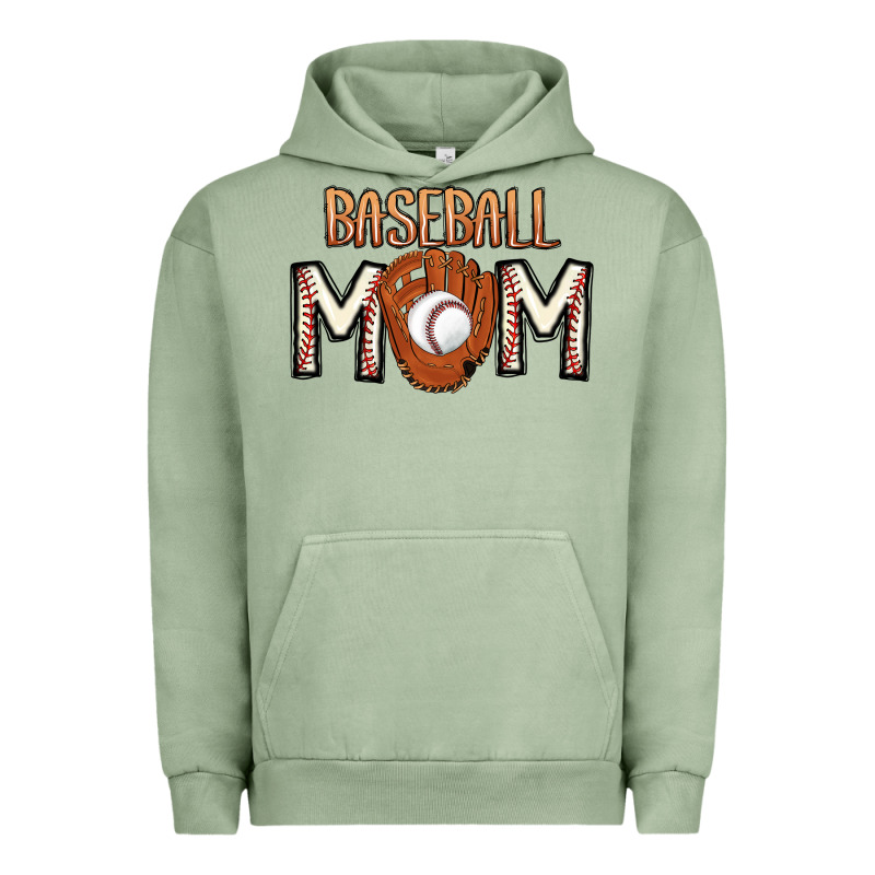 Baseball Mom Urban Hoodie by CowhideDigitalArt | Teevron