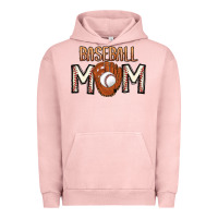 Pigment Salmon Baseball Mom Urban Hoodie - CowhideDigitalArt