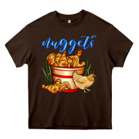 Chocolate Brown nuggets Heavy Core Tee - AdoDesignShop